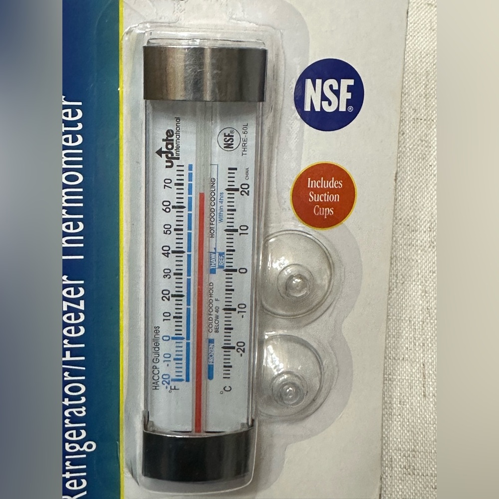 Refrigerator/Freezer Thermometer - Silver - Picture 7 of 8